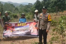 Polsek Talang Padang Gencarkan Makmano Karhutla, Petani Diimbau Tak Bakar Lahan