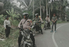 Cegah Karhutla, Polsek Tebing Tinggi Sambangi Rumah Warga Lewat Patroli Makmano