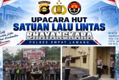 Polres Empat Lawang Gelar Apel Gabungan Hari Lalu Lintas Bhayangkara ke-71, Perkuat Sinergi Lintas Instansi