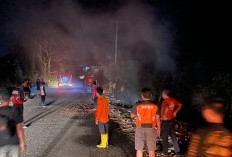 Kebakaran Lahan di Pembuangan Sampah Talang Gunung Empat Lawang, Area Terdampak Sekitar Setengah Hektare