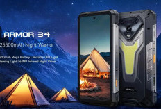 Ulefone Armor 34 5G, HP Rugged Modern dengan Baterai 25500 mAh dan RGB Notifikasi