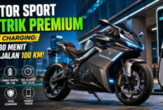 Motor Sport Listrik Premium 2026 Makin Canggih, Fast Charging 30 Menit Tempuh hingga 100 Km