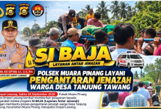 SI BAJA Polsek Muara Pinang Antar Jenazah Warga Tanjung Tawang, Wujud Polisi Hadir di Tengah Masyarakat