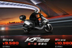 Kymco KF125 Resmi Meluncur, Skutik 125cc Rp37 Jutaan Ini Punya ABS, TCS hingga Dashcam, Siap Tantang Honda 