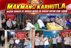 MAKMANO KARHUTLA, Cara Humanis Kapolres Empat Lawang Cegah Karhutla dari Rumah ke Rumah