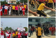 Semarak HUT ke-81 RI, Kapolres Empat Lawang dan Bhayangkari Meriahkan Lomba 17 Agustus di Pemkab