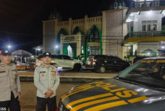 Patroli Tarawih Polsek Tebing Tinggi Sasar Kawasan Pasar, Antisipasi 3C demi Keamanan Warga