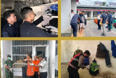 Razia Serentak Lapas Empat Lawang Libatkan TNI-Polri, Sejumlah Barang Terlarang Berhasil Diamankan