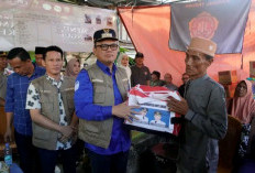 Bupati dan Wabup Empat Lawang Tinjau Korban Kebakaran di Desa Lingge, 13 Rumah Dilalap Api