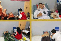Lapas Empat Lawang Gelar Donor Darah dalam Rangka Hari Bakti Kementerian Imigrasi dan Pemasyarakatan