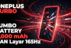OnePlus Turbo 6 Resmi Diperkenalkan, Usung Baterai 9.000 mAh dan Layar OLED 165Hz