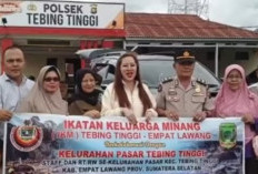 Polsek Tebing Tinggi Kirim Rp41 Juta dan 17 Karung Bantuan untuk Korban Bencana Aceh, Sumut, dan Sumbar