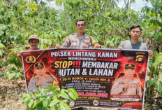 Cegah Karhutla Sejak Dini, Polsek Lintang Kanan Gencarkan MAKMANO KARHUTLA dari Rumah ke Rumah