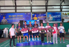 Tim Bulutangkis Polres Empat Lawang Bersinar di Kapolda Cup 2026, Raih Juara II Beregu dan Juara III Veteran