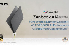 ASUS Zenbook A14 Resmi Meluncur, Laptop AI Super Ringan dengan Performa 45 TOPS