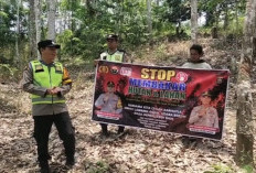 Cegah Karhutla, Polsek Talang Padang Gencarkan Patroli dan Sambang Dialogis Makmano Karhutla