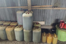 Gudang BBM Ilegal Digerebek! Polres Empat Lawang Sita Ribuan Liter Solar Bersubsidi di Tebing Tinggi