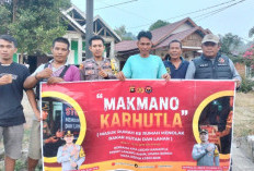 Sambangi Rumah Warga, Polsek Pendopo Gencarkan Patroli “Makmano Karhutla” Cegah Kebakaran Lahan