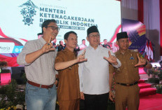 Wakil Bupati Empat Lawang Hadiri Kunker Menaker RI di Lahat, Bahas Penguatan Ketenagakerjaan Daerah