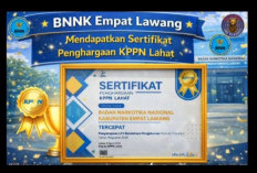 BNNK Empat Lawang Raih Penghargaan Bergengsi dari KPPN Lahat, Bukti Kinerja Transparan dan Akuntabel